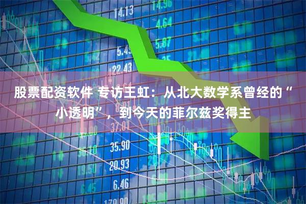 股票配资软件 专访王虹：从北大数学系曾经的“小透明”，到今天的菲尔兹奖得主